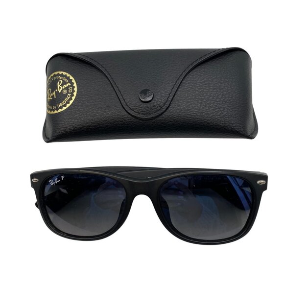 Ray-Ban Black Polarized New Wayfarer Sunglasses | Women’s OS - Picture 1 of 7